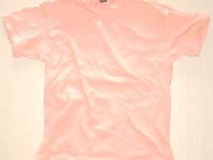 Boys Girls ANVIL Soft T-Shirt Basic Tee Peach Salmon Size Small