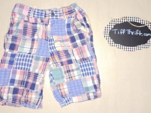 Boys THE CHILDRENS PLACE Shorts Size 6 Plaid