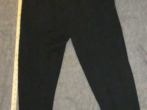 Mens Size M Weatherproof Vintage Joggers Black Drawstring Waist Cotton Polyester 3 Pockets