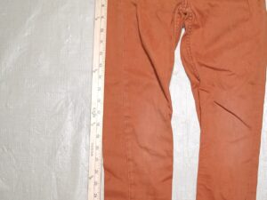 Boys H&M Jeans Pants Size 9-10Y Brown Elastic Adjustable Waist Flat Front