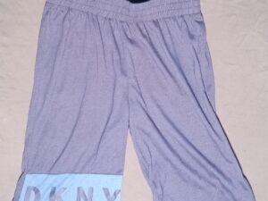 Boys DKNY Size M 10/12 Athletic Basketball Shorts Blue Knit Pull On Elastic Waist Flame Resistant